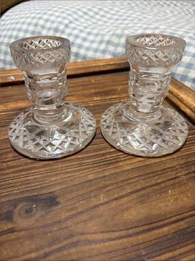 Waterford Crystal candlestick holders (set of 2)